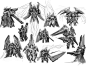Darksiders - Angelic Figures 暗黑血统 神 天使 骑士 盔甲 翅膀 