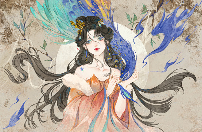 新年快乐。_扶喃喵__插画师作品_涂鸦王...