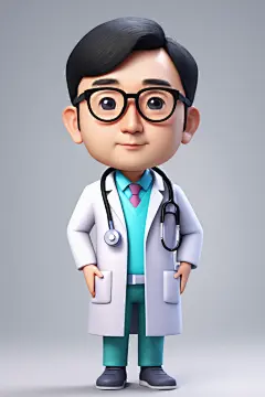 护士天使医生人物模型
