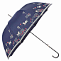 一甩干公园小狗晴雨伞可爱长柄韩国创意太阳伞遮阳伞