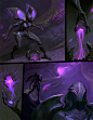 Daughter of the Void comic, Elena Bespalova : A comic i did for new LOL Void champion, Kai'sa!
Read it here:
 
https://na.leagueoflegends.com/en/featured/kaisa-comic

Layouts - Dan Norton
Story - Phillip Vargas
Creative direction - Matt Costa