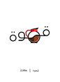 阿拉伯数字我们都很熟悉，但是阿拉伯字عربية‎ لغة ‎却很陌生。埃及艺术家 Mahmoud Tammam 将阿拉伯字与图形结合创作了一系列图形。 ​​​​