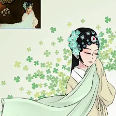 照片手绘漫画 古风