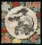 江户时代的浮世绘大师 葛饰北斋 在他80多岁时创作的作品