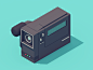 Electronic Items : 3D isometric animations of 90's electronic items :)Made with C4D (+ Vray), After effects and photoshop!