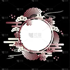 粉色,背景,式样,黄金,华丽的,贺卡,背景分离,边框,模板,春天