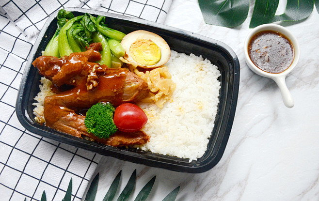 高清日本日式便当美食外卖宣传单海报灯箱广...