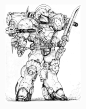 机械兽原画机械怪兽原画科幻怪兽原画来自cgbook.cn (633)