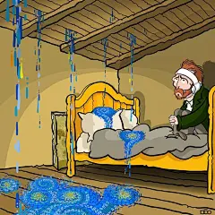 插画师 Alireza Karimi Moghaddam 为纪念梵高创作的系列插画 ​​​​