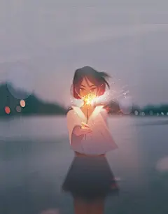 美国洛杉矶插画师 Jenny Yu ​​​​的光影插画世界，真美~ ​​​​
