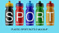 Sport Bottle Mockup : Apply your design ideas on this mockup of a matte plastic sport bottle. Outstanding quality. Fairly simple to use. Contains special layers and a smart objects for your artwork.This mockup is available for purchase only on Yellow Imag