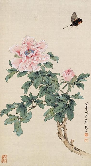 [转载]国画大师俞致贞工笔花鸟作品欣赏（...