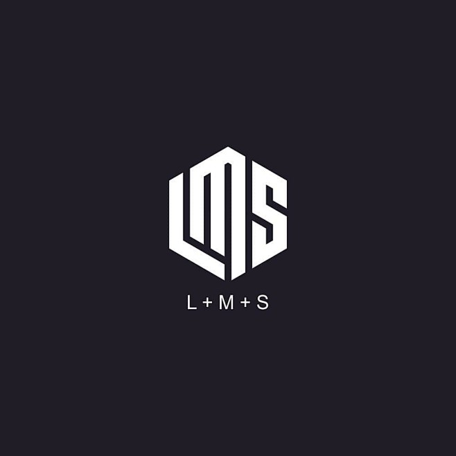 LOGO-LMS-多字母构成-六边形lo...