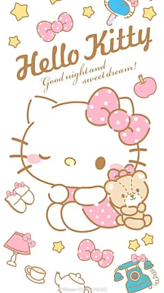 sanrio官网壁纸 手机版 Kitty 美乐蒂 双子星和伙伴们 - 堆糖，美图壁纸兴趣社区