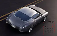 高清壁纸2010年10月汽车宽月历桌面壁纸1