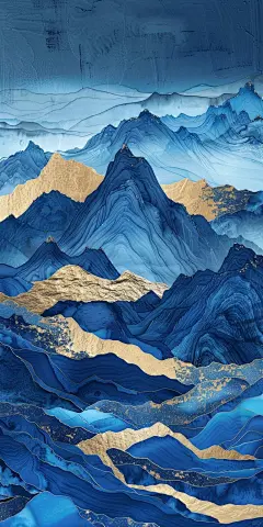 春水鎏金｜新中式古风山水壁纸_1_江南月_来自小红书网页版