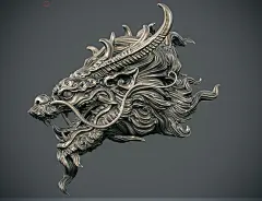 Kirin -zbrushrender,W.I.P&amp;test render, Zhelong XU : Kirin -zbrushrender,W.I.P&amp;test render by Zhelong XU on ArtStation.