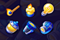 game Game Art game icon props casual 2D Digital Art  mobile game