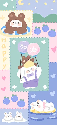 卡通 手机壁纸 可爱 cr：橙子芒芒