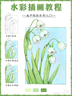 玲家画斋采集到植物绘