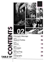 This contains an image of: Grey Social Magazine Table of Contents Template