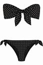 美国直邮Dolce＆Gabbana 408845女抹胸式波点比基尼文胸套装包邮-tmall.hk天猫国际