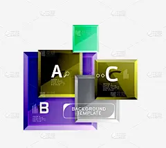 几何形状,正方形,华丽的,传单,壁纸,现代,建筑业,数码图形,装饰物,构图