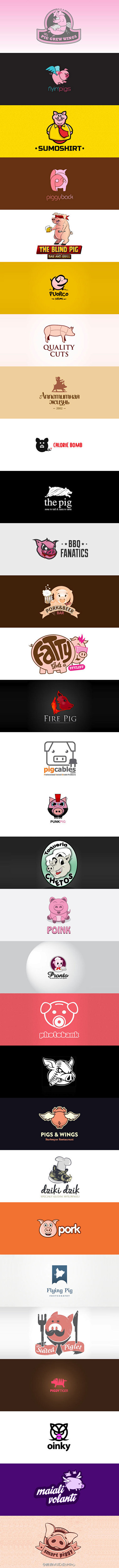 【动物logo设计欣赏之“猪”篇】猪猪上...