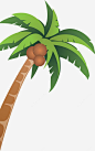 高清手绘沙滩椰子树png免抠素材_新图网 https://ixintu.com 沙滩,椰子树