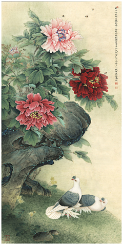 弃之采集到李晓明工笔画