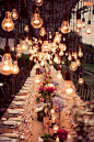 Tablescapes can be your "Wow" statement at an event! Rent 5' &10' tables from us at: http://www.seattlefarmtables.com ::   Photo credit: Marcus Bell, http://studioimpressions.com.au/home/