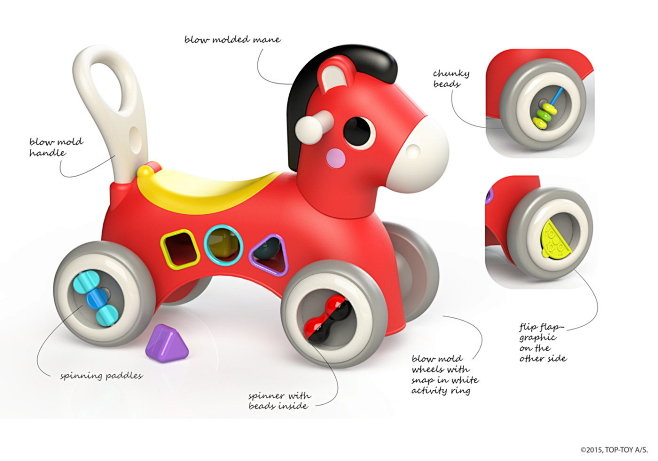 玩具小马，产品设计， 工业设计，产品设计...