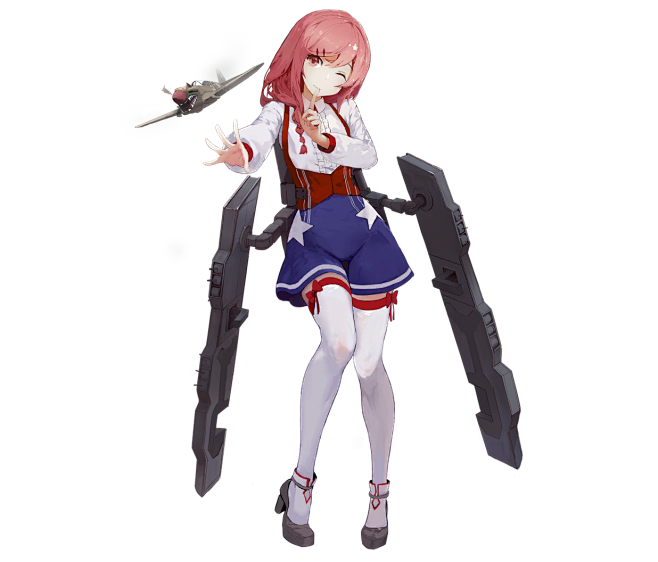 苍蓝誓约立绘舰娘动漫人物角色原画