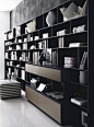 System-Bookcase: FLAT.C - Collection: B&B Italia - Design: Antonio Citterio: 