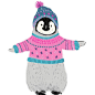 Having fun dressing this little Arctic friend for.#createchristmas class.... #penguin #nordic #nordicsweater #christmas #christmasportfolio