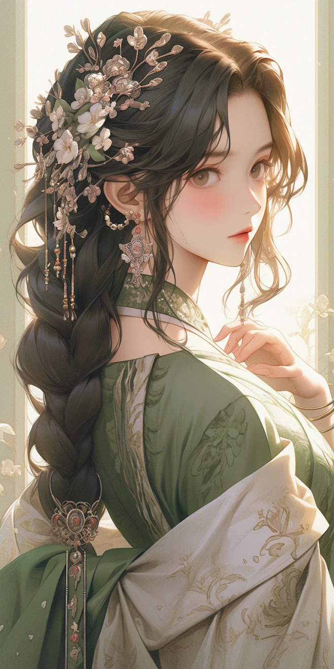 古装插画-花瓣网