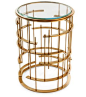 EDC060112WhatsHot06-art.jpg  The Tic Tac table is a glamorous addition to Thomas Pheasant’s collection for Baker. The cast-brass piece, featuring an artful, irregular grid, has a glass top and comes in a bronze fi nish, shown, or polished nickel. The tabl
