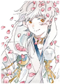 #刀剑乱舞# 淡淡的水粉风！四季的花、叶和刀刀们！ ​​​​
