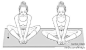 【久坐臀部易变大】坐久了屁股变大其实不算什么，重要的是气血不通。杂质沉积到骨盆里，容易引发生殖和泌尿系统的炎症和痛经。每天回家做一下这个动作，如图，双手抓住脚尖，膝盖向两侧打开，尽量往地上贴，腰要停止，双膝有节奏向地板振动。每天10分钟，对女性健康有好处。