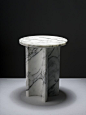 Monolithic marble home decor by Bloc Studios on @sightunseen