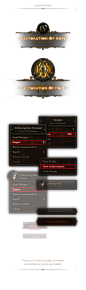 Diablo III UI Art & Design : The design, layout and art of the front end UI for Diablo III. Most of the art and layout in this project shipped with the original Windows/Mac version of Diablo III. I was the lead UI artist for Battle.net on this project