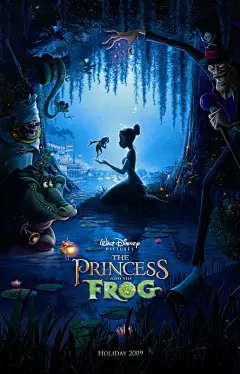 公主與青蛙(The Princess and the Frog) - 美國原版雙面電影海報(2009年) | Yahoo奇摩拍賣