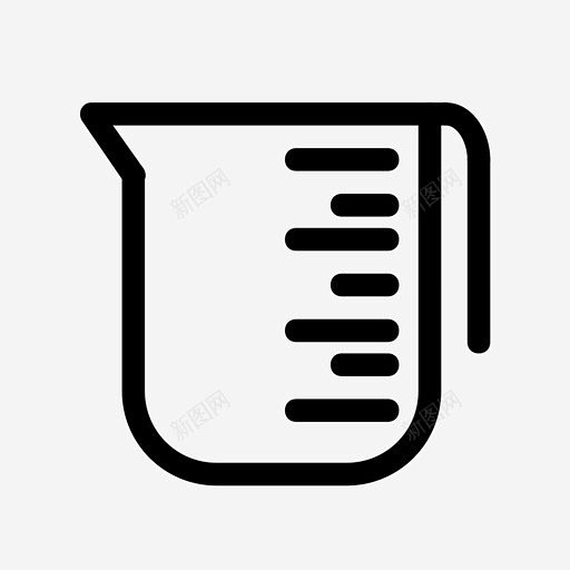 量杯数量烹饪图标 icon 标识 标志 UI图标 设计图片 免费下载 页面网页 平面电商 创意素材