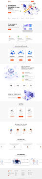 agency digital agency digital marketing landing page marketing   SEO seo agency ui design Web Design  Website