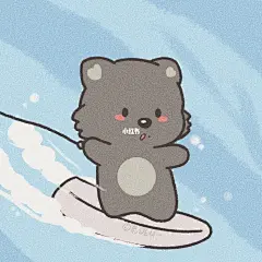 6.9｜简笔画可爱头像｜情头｜冲浪木木