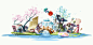 法国画师 naiiade Q游原画作品