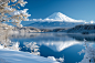 A magazine-style snapshot of a snow-covered Mount Fuji, focusing on the elegance of the winter scenery for a feature on seasonal natural beauty

--ar
 3:2

--stylize
 200