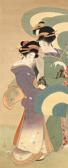 ~小迷糊~采集到和风插画 不一样的美