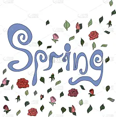 叶子,贺卡,春天,背景,文字,动物手,可爱的,玫瑰,背景分离,简单