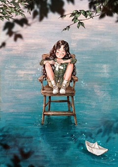 下一站↘『崛起』采集到【森林女孩日记】插画